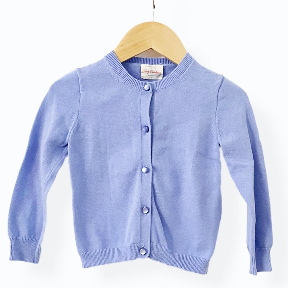 J.Crew Crewcuts Girls Purple Cardigan Sweater